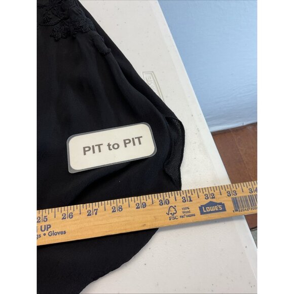 Free People Summer Lover Bodysuit Embroidered‎ Dolman intimately V Neck MED Goth - Picture 10 of 12